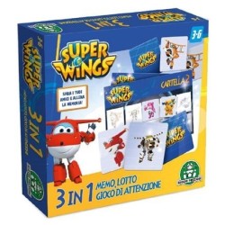 Giochi Preziosi UPW19000 - Superwings Memo 3 In 1