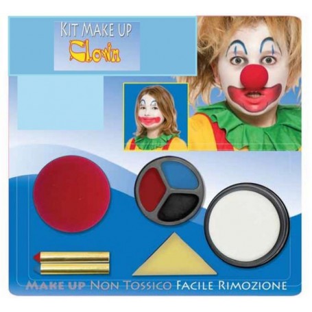 Ciao 64031 - Carnevale - Blister Trucchi con Accessorio Clown