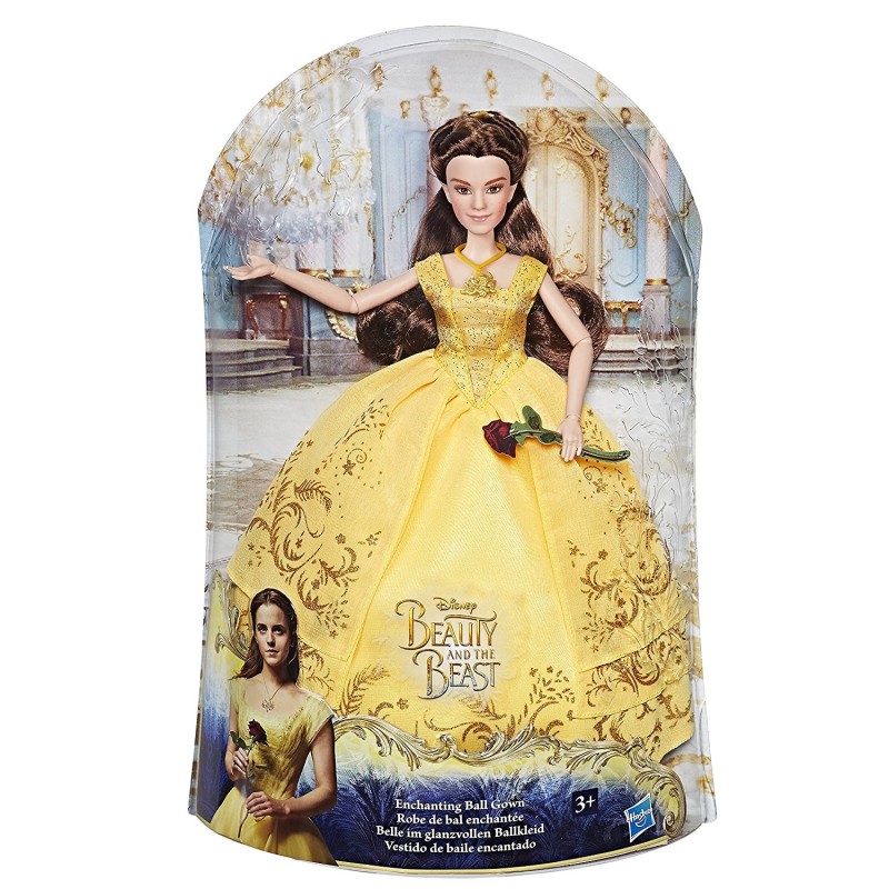 Hasbro B9166 - Disney Princess - Bambola La Bella e la Bestia con Vestito Deluxe