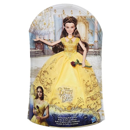 Hasbro B9166 - Disney Princess - Bambola La Bella e la Bestia con Vestito Deluxe