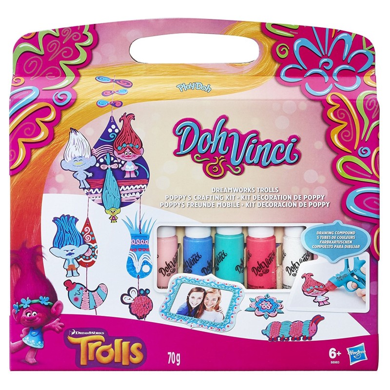 Hasbro B8983 - Play Doh - Doh Vinci - Trolls Kit