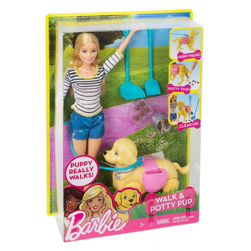 Mattel DWJ68 - Barbie - Barbie a Spasso coi Cuccioli