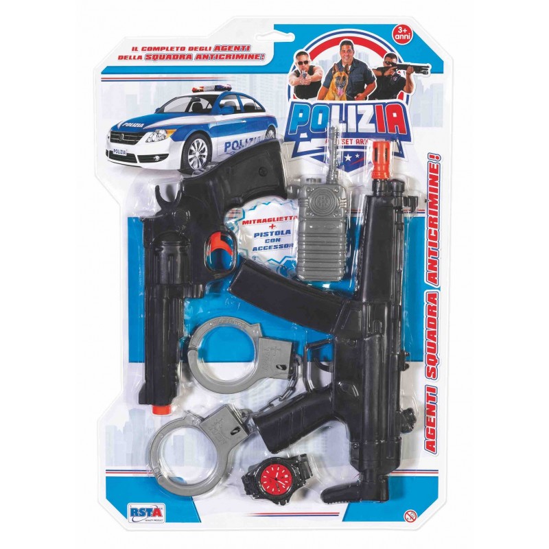 Rstoys 10642 - Blister Polizia Squadra Anticrimine 2 Ass.