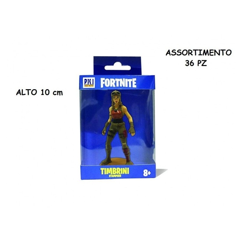 Grandi Giochi GG2040 - Fortnite - Personaggi 10 cm. con Timbro Ass.ti