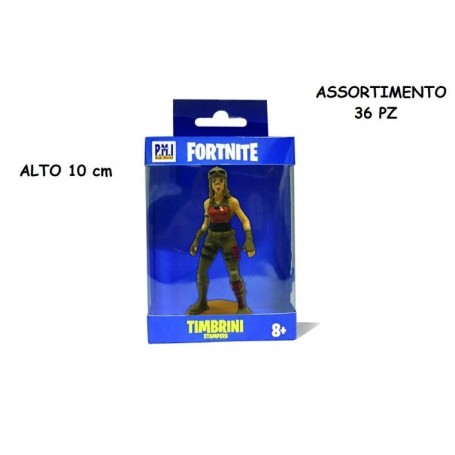 Grandi Giochi GG2040 - Fortnite - Personaggi 10 cm. con Timbro Ass.ti