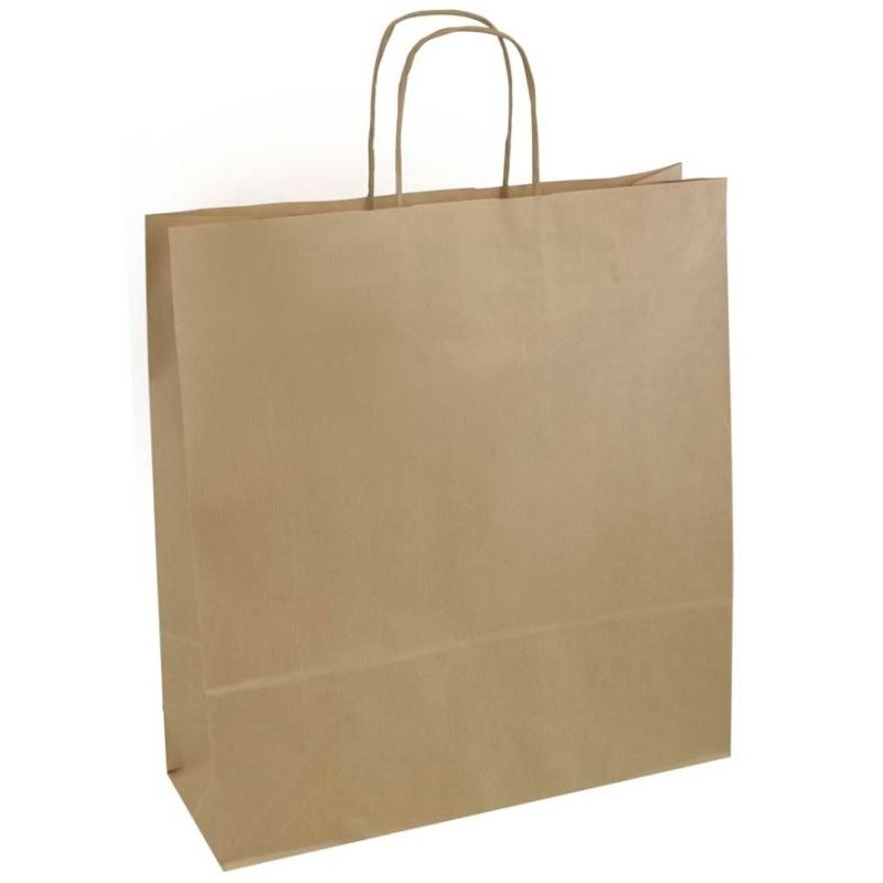 Florio 70135 - Shopper Carta Avana 36x12x41 cm. Conf.25 pz.