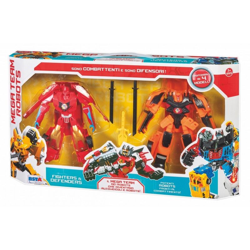 Rstoys 10866 - Playset 2 Robot Trasformer