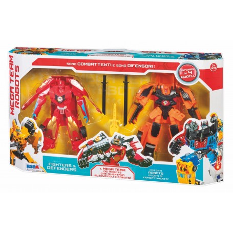 Rstoys 10866 - Playset 2 Robot Trasformer