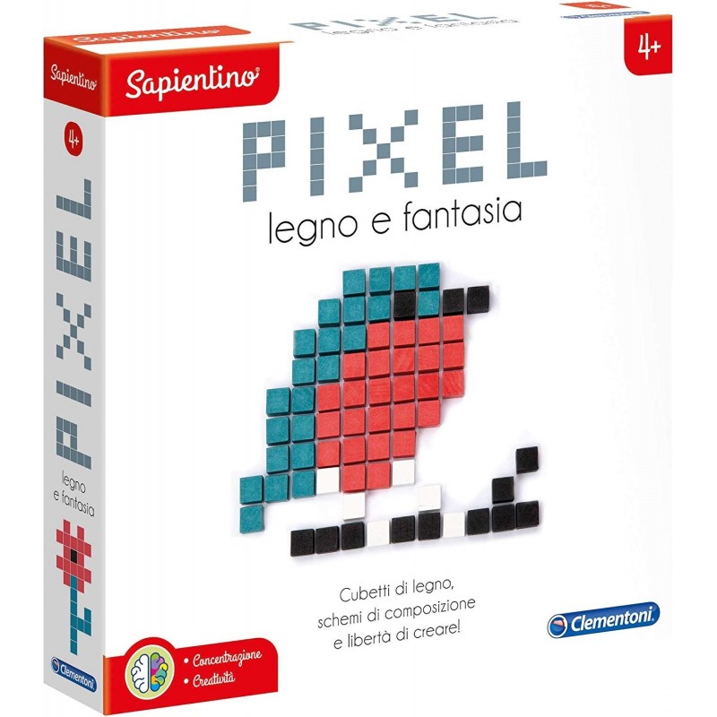 Clementoni 16207 - Sapientino - Pixel Legno e Fantasia