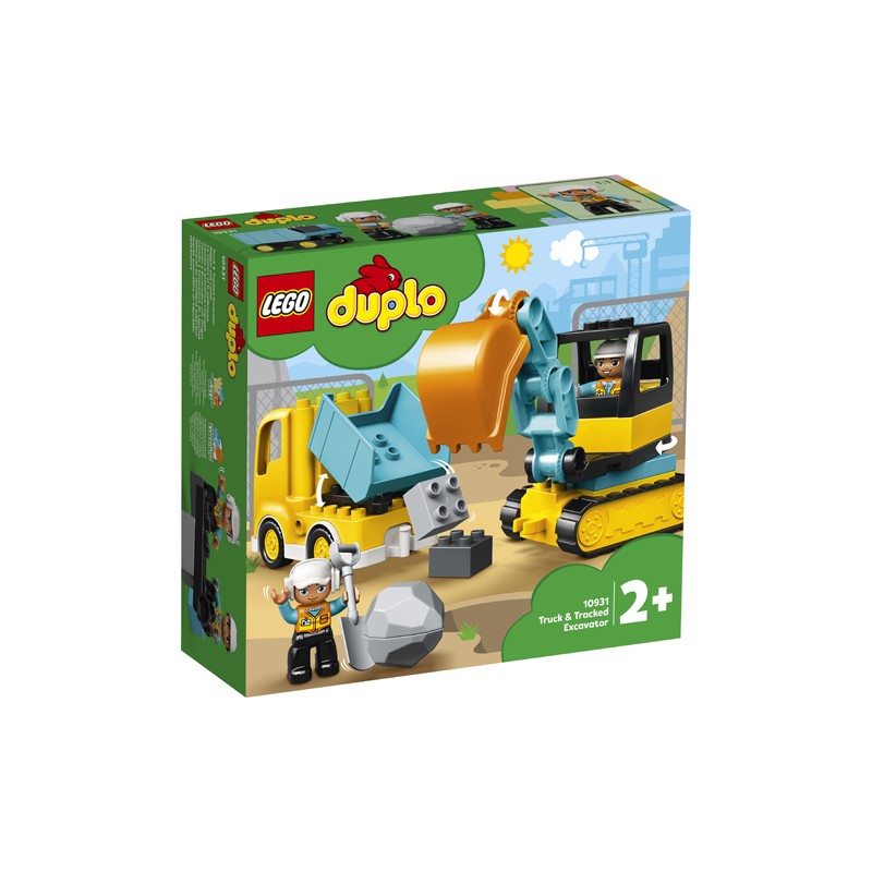 Lego 10931 - Duplo - Camion e Scavatore Cingolato