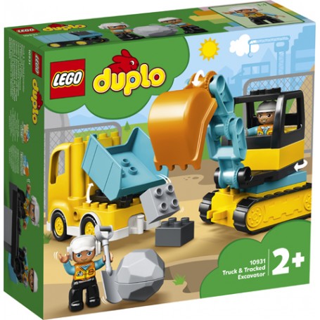 Lego 10931 - Duplo - Camion e Scavatore Cingolato