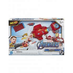 Hasbro E7376 - Marvel Avengers - Guanto di Iron Man a Scarica Repulsiva con Dardi Nerf