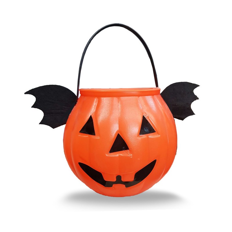 Ciao 31267 - Zucca Contenitore Porta Dolci con Ali Pipistrello 30 cm.