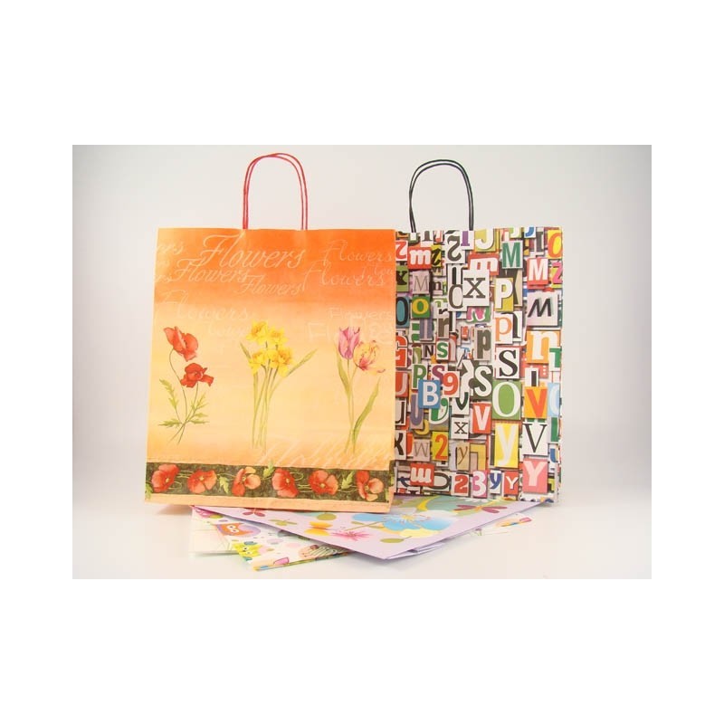 Florio 73181 - Shopper Regalo Fantasia 36x12x41 Conf.25 pz.