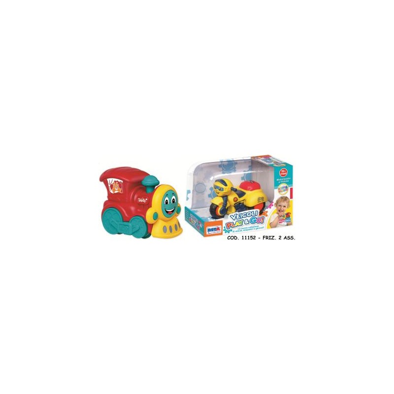 Rstoys 11152 - Veicoli Play & Go 2 Ass.