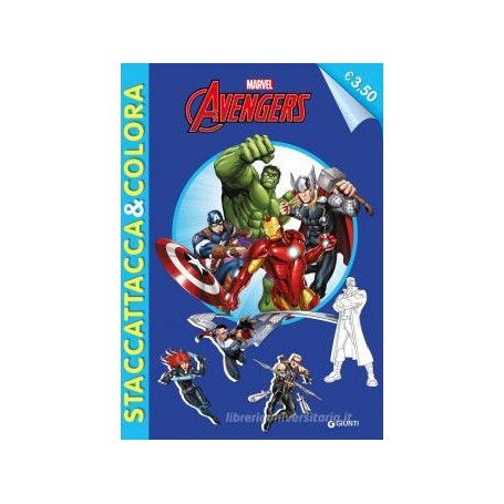 Giunti 9003 - Album Staccattacca e Colora Avengers