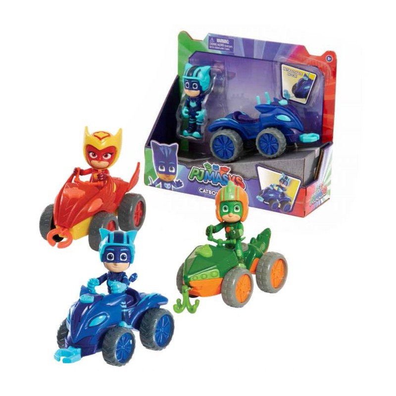 Giochi Preziosi PJMB1100 - PjMasks - Veicoli Quads 3 Ass