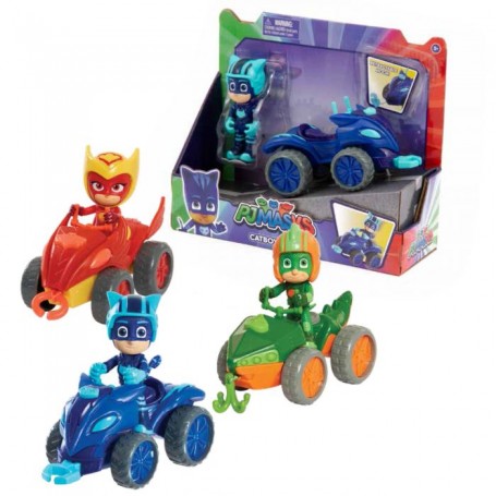 Giochi Preziosi PJMB1100 - PjMasks - Veicoli Quads 3 Ass