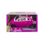 Matte GXR57 - Barbie - Fiat 500 Rosa con Bambola