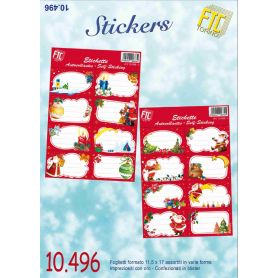 Ftc 10496 - Sticker Natale Ass