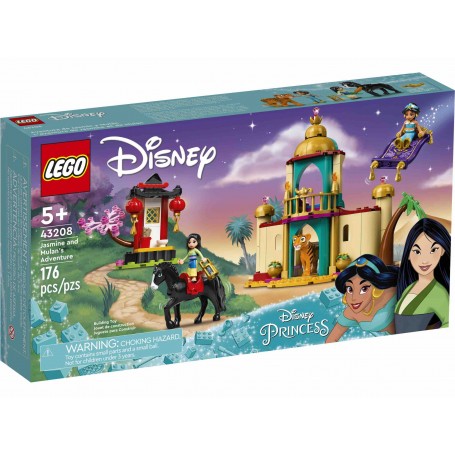 Lego 43208 - Disney Princess - L'Avventura di Jasmine e Mulan