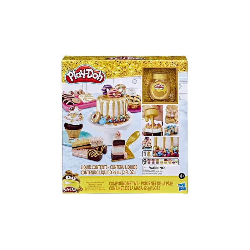 Hasbro E9437 - PlayDoh - Gold Star Baker Playset