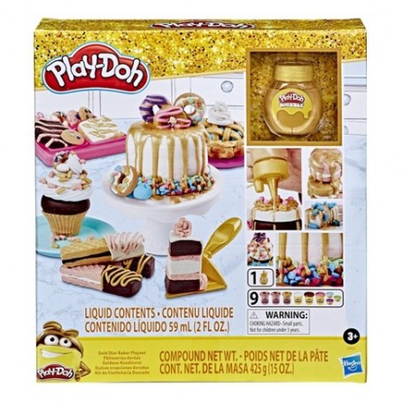 Hasbro E9437 - PlayDoh - Gold Star Baker Playset