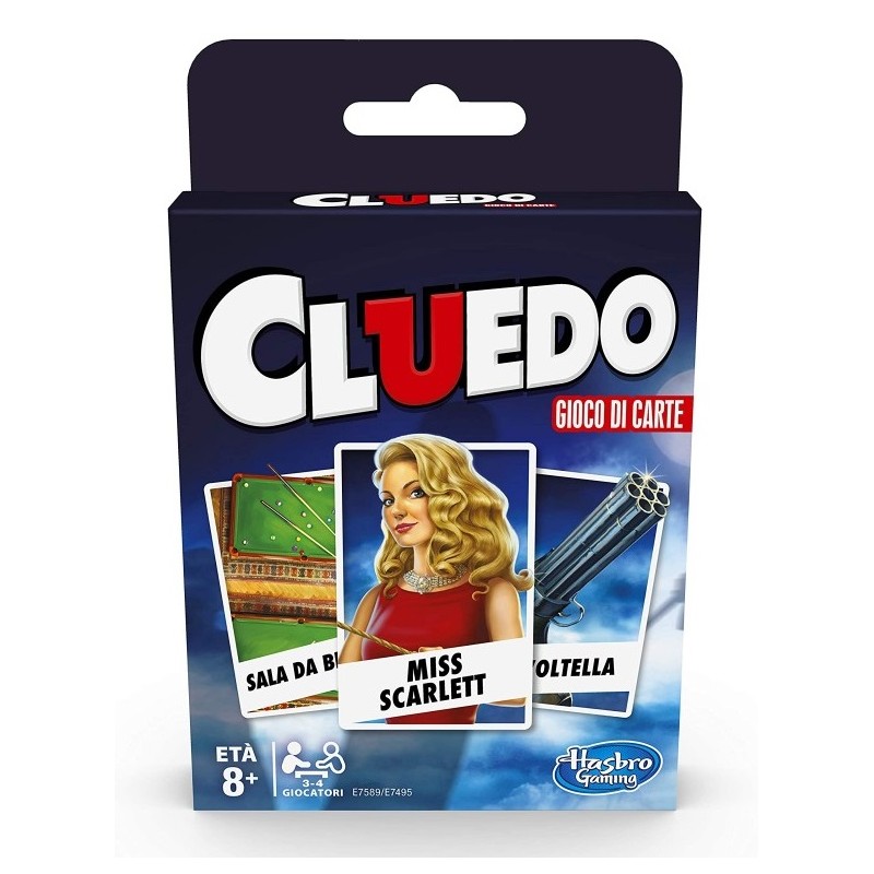 Hasbro E7495 - Gioco Carte Cluedo