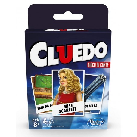 Hasbro E7495 - Gioco Carte Cluedo