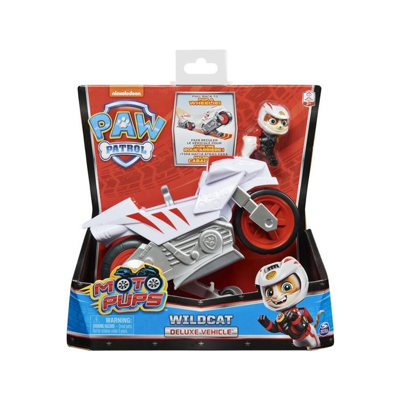 Spin Master 6060433 - Paw Patrol - Wildcat con Moto