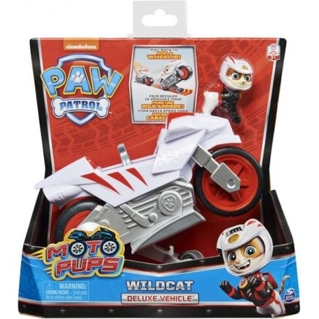 Spin Master 6060433 - Paw Patrol - Wildcat con Moto