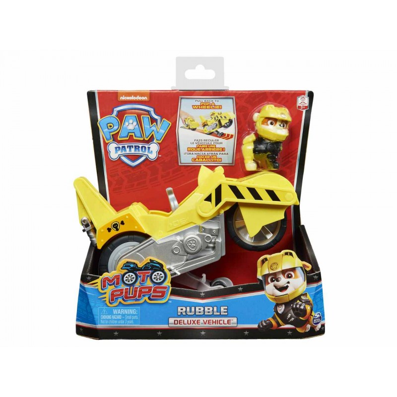 Spin Master 6060533 - Paw Patrol - Rubble con Moto