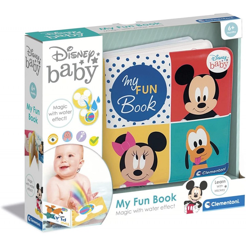 Clementoni 17720 - Disney Baby - Libricino Fun Book per Bagnetto