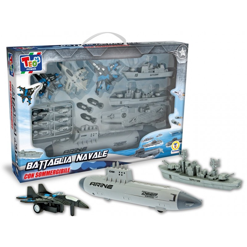 Teorema 67178 - Playset Battaglia Navale con Sommergibile e Portaerei