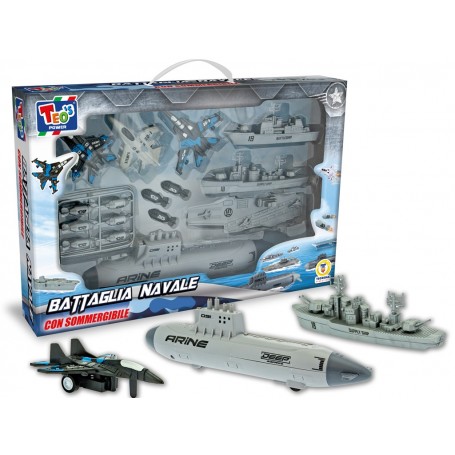 Teorema 67178 - Playset Battaglia Navale con Sommergibile e Portaerei