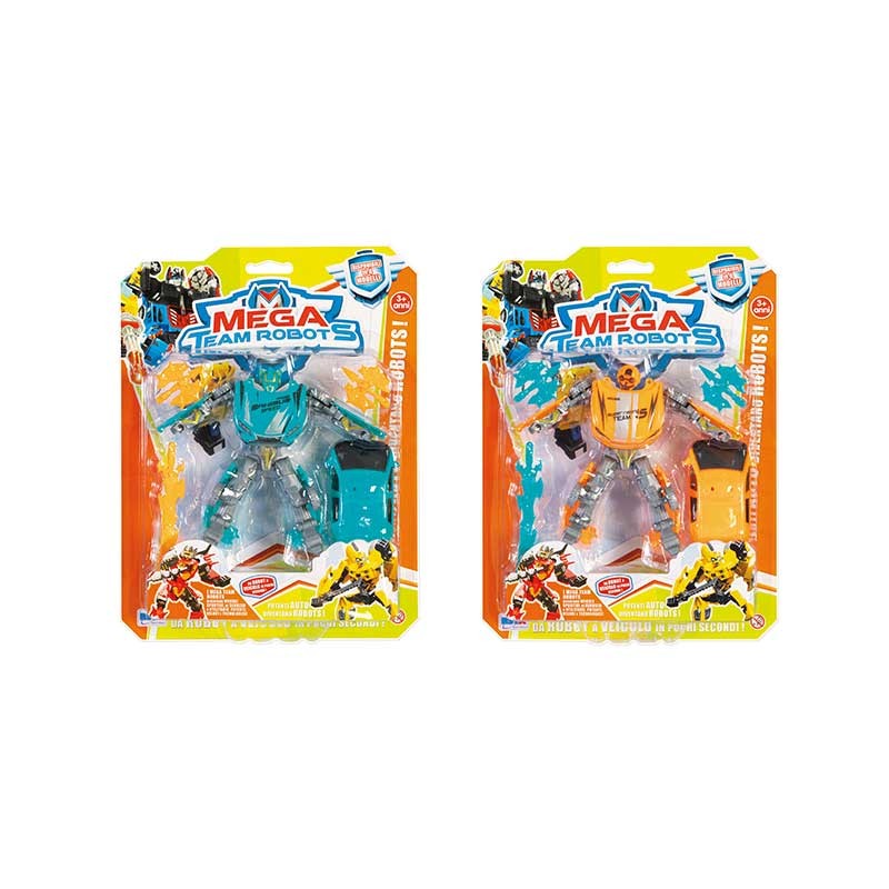 Rstoys 11103 - Blister Mega Team Robots Trasformer 2 Ass