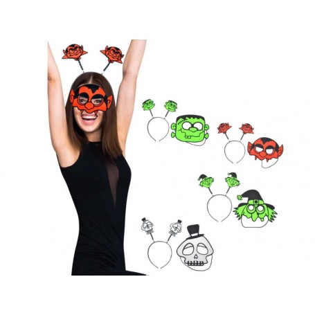 Ciao 74038 - Set Maschera e Cerchietto Halloween Ass