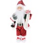 Koopman ASK001100 - Babbo Natale Tessuto Rosso 37 cm