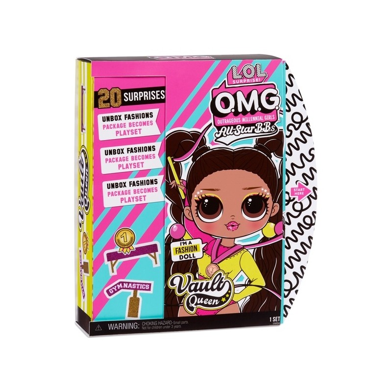 Mga 577515 - Lol Surprise Omg Sports Vault Queen Artistic Gymnastics