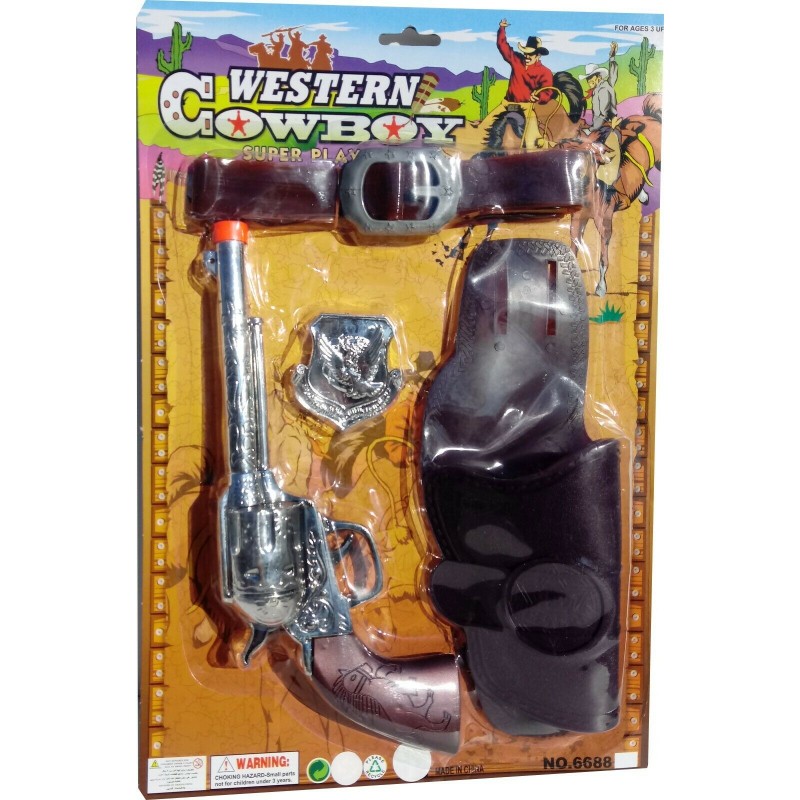 Ciao 79961 - Blister Pistola Cowboy con Fondina e Cintura