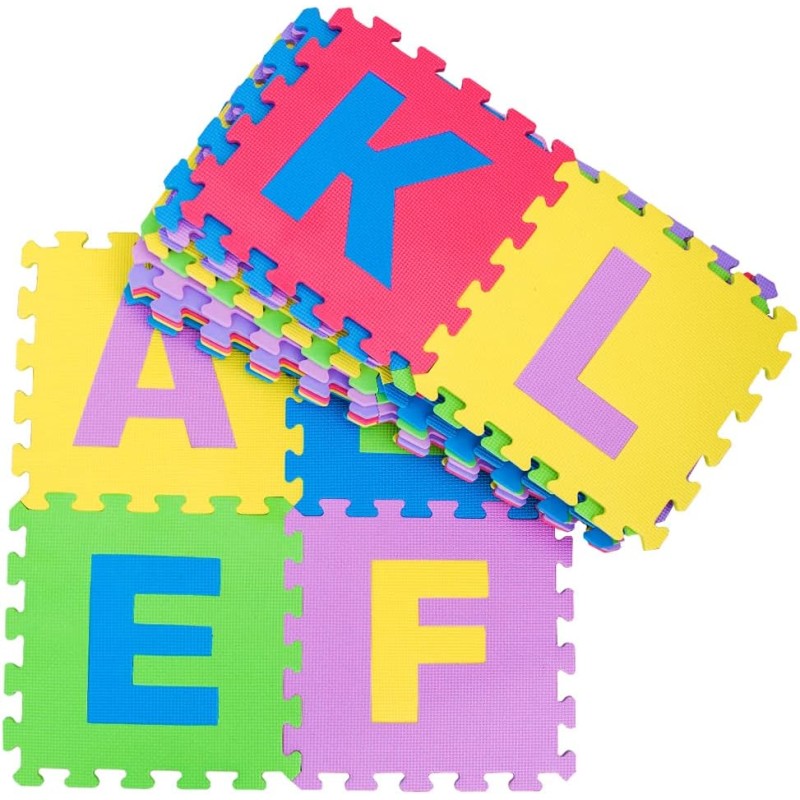 Fratelli Pesce 8534 - Tappeto Puzzle Lettere 30x30x1cm