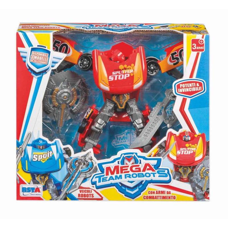 Rstoys 11479 - Mega Team Veicoli Trasformer Scatola Ass