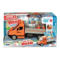 Rstoys 11737 - Furgone Manutenzione Strade Frizione Luci e Suoni