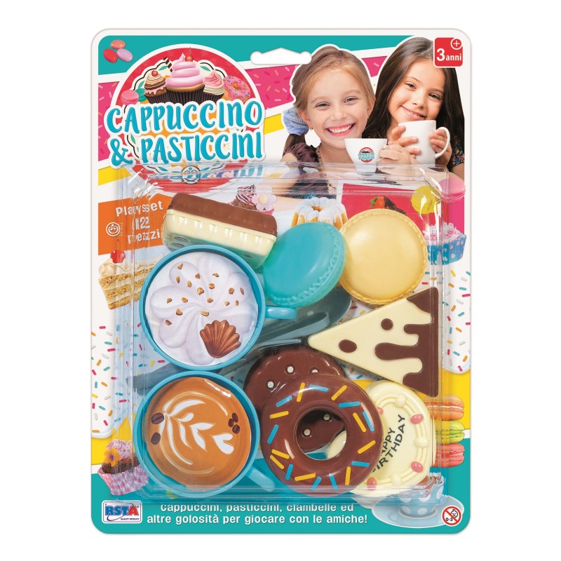 Rstoys 11695 - Blister Cappuccino e Pasticcini