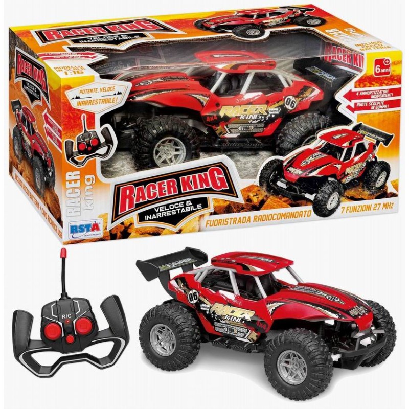 Rstoys 11658 - Auto RC Racer King Batteria Usb Inclusa