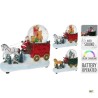 Koopman ACK101030 - Scena Babbo Natale Carrozza Luci e Suoni e Movimento