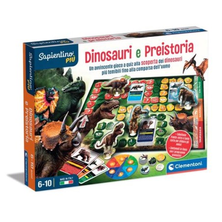 Clementoni 16393 - Sapientino Più -  Dinosauro e Preistoria