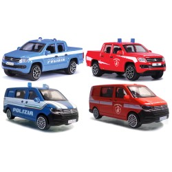 Burago 1516 - Volkswagen Mezzi Emergenza Scala 1:43 Ass