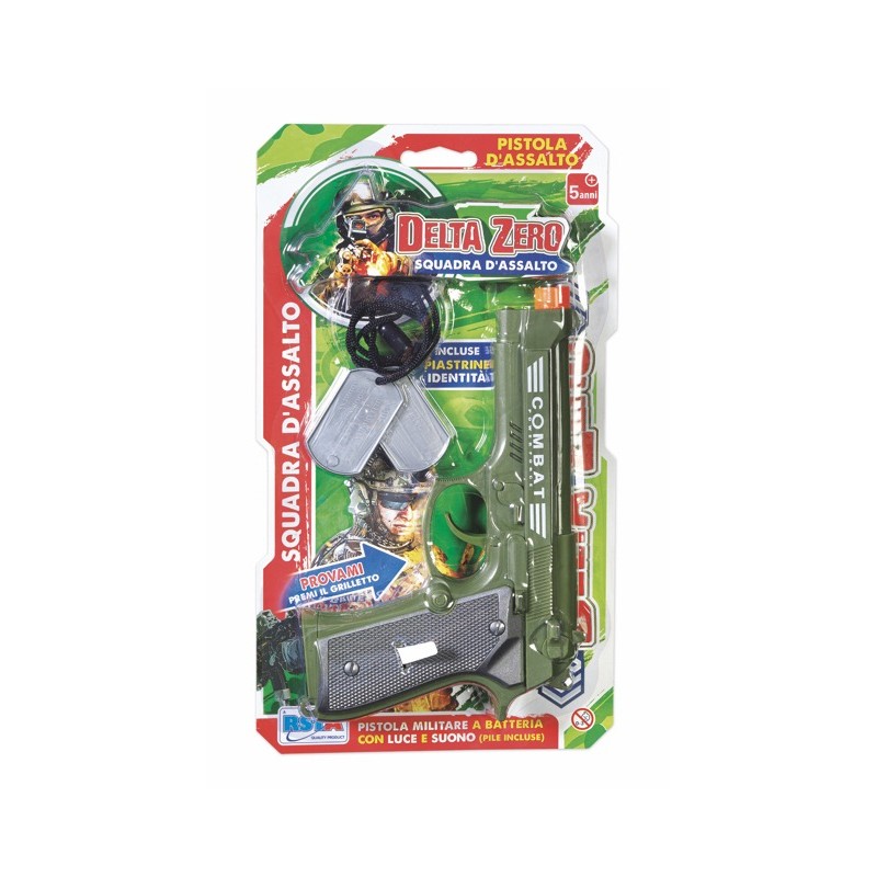 Rstoys 11762 - Blister Pistola Delta Zero Luci e Suoni