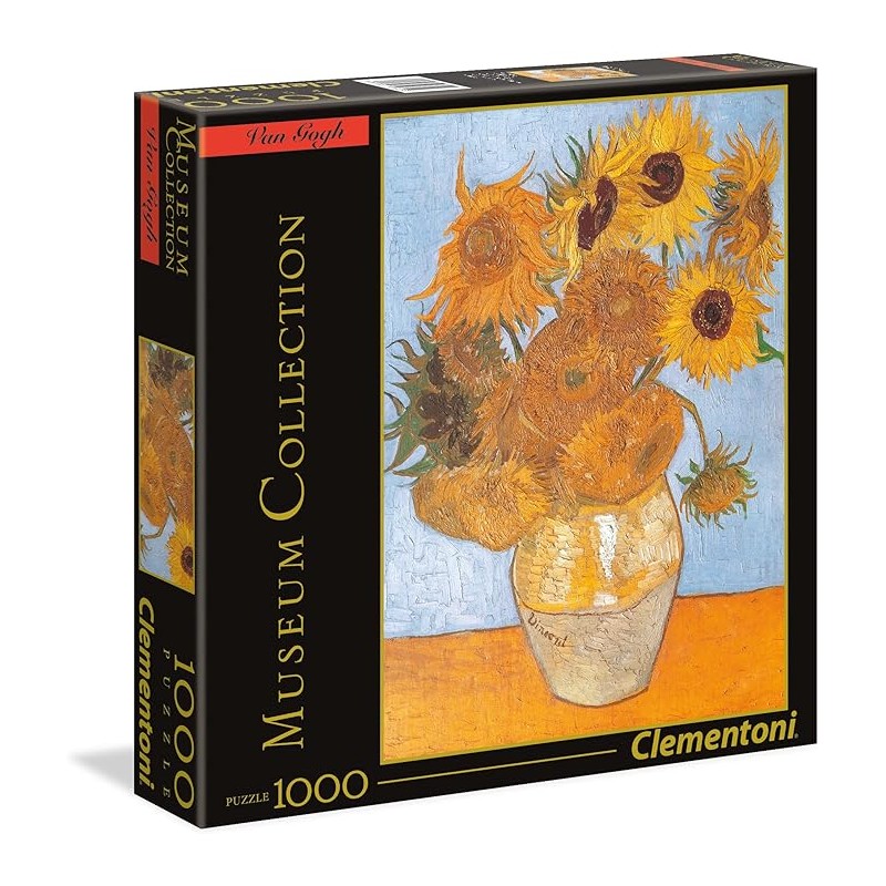 Clementoni 94929 - Puzzle 1000 Pezzi - Van Gogh Girasoli